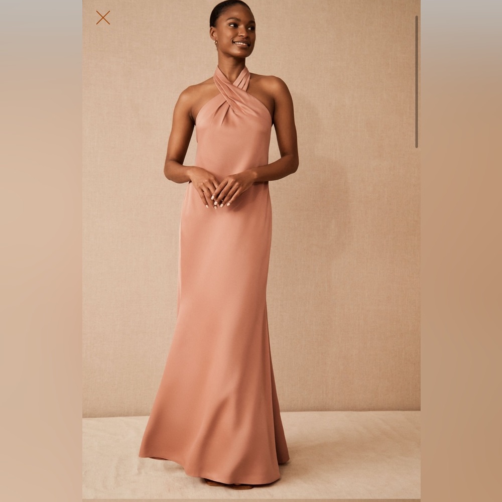 BHLDN: satin maxi dress size 6